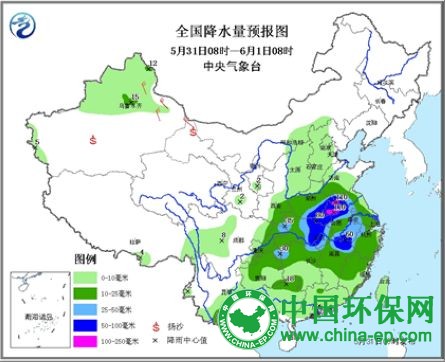 端午假期来临大范围降水搅局中东部9省遭暴雨