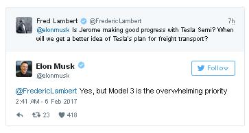 特斯拉，Model 3，Master Plan，Model S电动车，特斯拉半挂卡车,穆斯克半挂卡车,特斯拉Master Plan