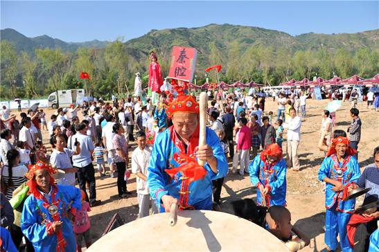 丹凤人过节 老百姓点赞 商於古道棣花民俗文化体验节开幕