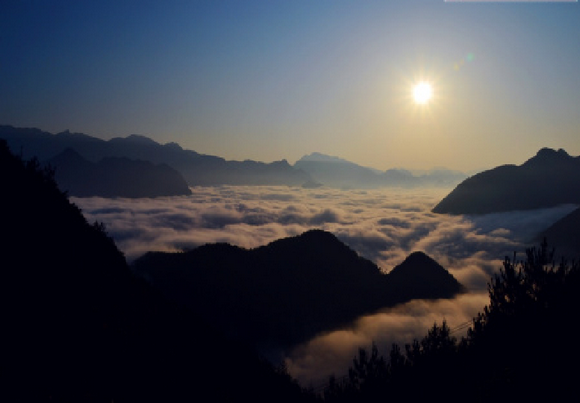 四月红池坝：最浪漫景象之日出与日落