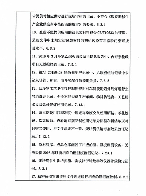 5家医疗器械生产企业因飞检被整改或停产！